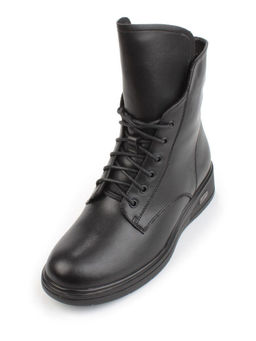 04-M3-830 BLACK Ботинки зимние женские (натуральная кожа, натуральный мех) - Фабричный китай фото 4