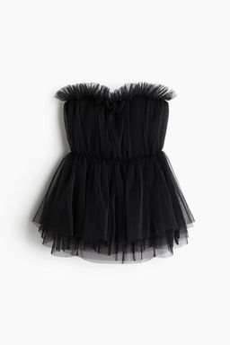 Top bandeau en tul plisado - H&m фото 7