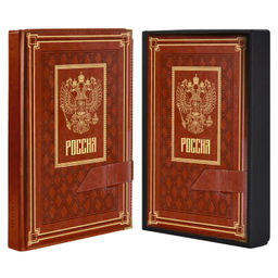 Ежедневник полудатированный ESCALADA, А5+, 192 л., арт. 63936/ 10 САРИФ КОРИЧНЕВЫЙ (кожзам: 175x245