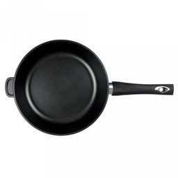 Сковорода с тефлоновым покрытием д30см "Классик", h7,5см, s0,42см, ручка из термостойкого пластика (Россия)