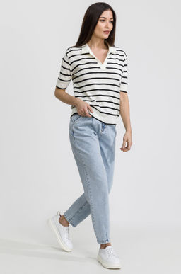 Футболка поло женская вязаная Happy Fox