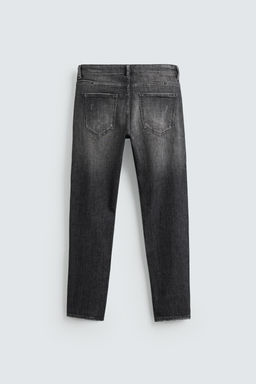 JEANS SKINNY FIT ROTOS / Gris - Zara фото 8