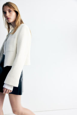 Chaqueta de boucle con strass - H&m фото 3