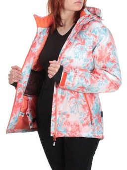 W1605-2 PINK PRINT Куртка горнолыжная женская ERUITOR (100 гр. холлофайбера) - Fashion фото 9