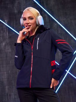 Женская мембранная куртка виндстоппер на флисе Azimuth Заря 124/23982_705 Темно-Синий  фото 30