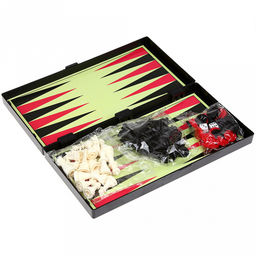 Шахматы 3 в 1 шахматы/шашки/нарды: доска пластиковая 24,3х24,5х1,8см, фигуры пластиковые, в коробке (Китай) - Домашняя мода фото 5