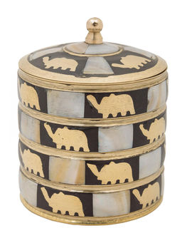 Шкатулка с перламутромСлон №Шк201/4/4 (набор из 2х)