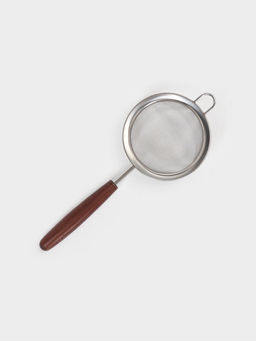 Сито с ручкой Magistro «Версаль» d=8 см, нержавеющая сталь, ручка акация