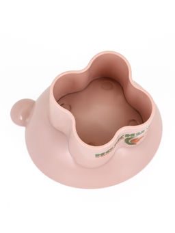 Миска высокая для животных 250 мл, пластик, персиковая