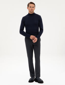 Lacivert Slim Fit Kuma_ Pantolon