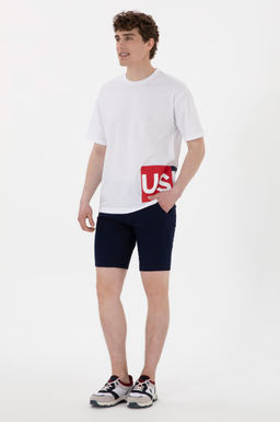 Erkek Bisiklet Yaka Beyaz Ti__rt Sepette S_rpriz _ndirim - U.s. polo assn фото 4