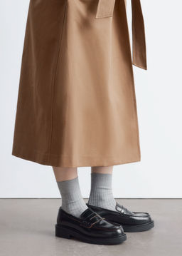 Chunky Leather Loafers
