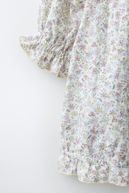 BLUSA JARETAS FLORES / Malva - Zara фото 5