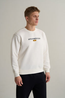 Свитшот Серо-белый ANTA SPORTS CLUB Sweatshirt  фото 2