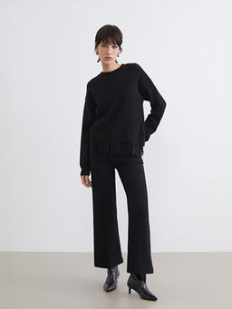 Wideleg Kad?n Jean Pantolon