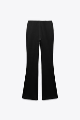 INTERLOCK BELL BOTTOM TROUSERS - Zara фото 6