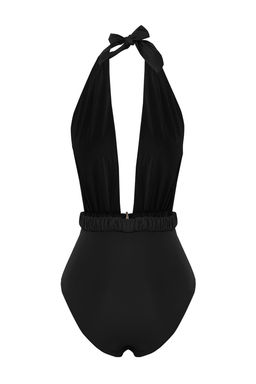 TRENDYOLMILLA Saks Derin V Yaka Y?ld?z Aksesuarl? Premium Regular Mayo TBESS25MA00048 фото 7