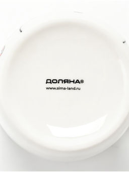 Кружка Доляна «Новогодний кот», 380 мл, 8.7×7×11.4 см, фарфор, белая