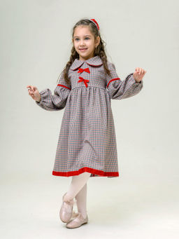 ДЛ 26-3 платье для девочки Мира красный