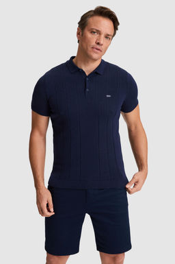 Erkek Lacivert Polo Yaka Triko Ti__rt - U.s. polo assn фото 3