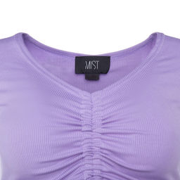 Футболка женская на кулиске MIST размер 44-46, цвет лиловый