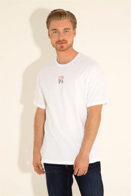 Мужская белая футболка - U.s. polo assn фото 9