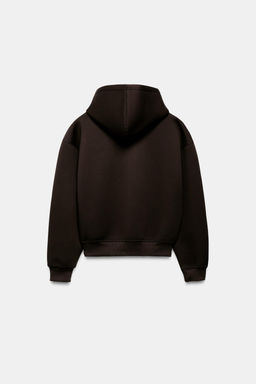 NEOPRENE-EFFECT HOODIE - Zara фото 15