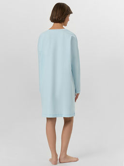 Сорочка ночная женская голубая