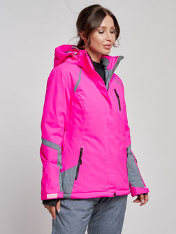 Горнолыжная куртка женская зимняя розового цвета 2316R - Chunmai фото 6