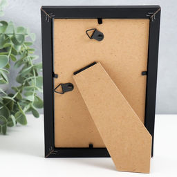 Фоторамка для фото 10×15 см Ellis, МДФ, с паспарту, чёрный