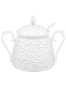 Сахарница 350 мл 14,5*10*11,5 см Веточки-цветочки, с ложкой - Elan gallery фото 3