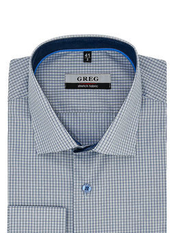 Сорочка мужская длинный рукав GREG 245/118/3453/1p STRETCH