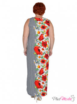 Платье Модель №1451 размеры 44-84 - Plusmoda фото 8