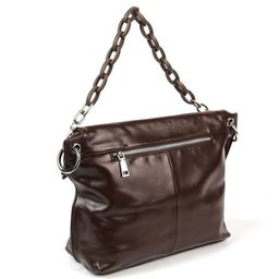 Женская кожаная сумка 86036 Кофе - Sergio valentini фото 3