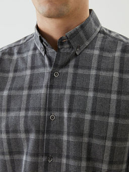 Regular Fit Uzun Kollu Ekose Erkek G?mlek