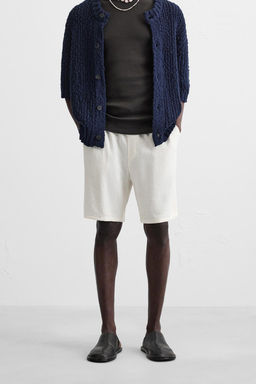 LINEN - VISCOSE BERMUDA SHORTS - Zara фото 33