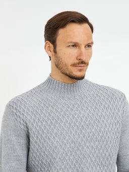 водолазка мужская с добавлением шерсти - Glenfield фото 4