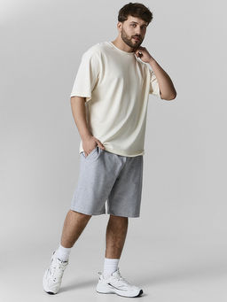 Шорты мужские серые прямого кроя