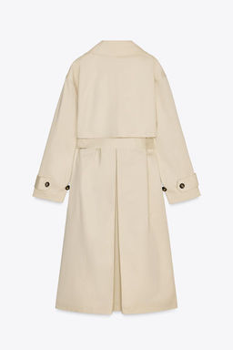 LONG OVERSIZE TRENCH COAT - Zara фото 8