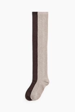Pack de 2 calcetines overknee