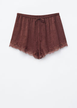 Minipantalones cortos jacquard ribete de encaje - H&m фото 2