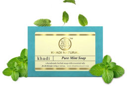 Мыло Чистая Мята Кхади, Pure Mint Soap Khadi - 125г