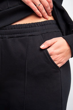 Арт. 2531 Костюм с брюками женский 44-50 (4 шт) Цвет:верх-черный,низ-черный - Калинка фото 6