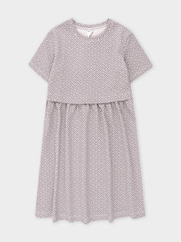 КП 5947/сахар,3Д квадраты платье для дев