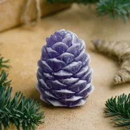 Мыло в форме шишки, 80 гр (фиолетовый цвет)