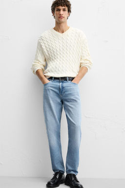 SLIM FIT TAPERED JEANS - Zara фото 33