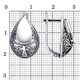 СЕРЬГИ 33012082 - Красная пресня фото 2