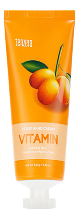 Крем для рук с витаминами TENZERO Relief Hand Cream Vitamin , 100g