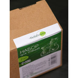 Набор для специй на бамбуковой подставке BellaTenero Медведица и медвежонок, 2 предмета: солонка 15 мл, перечница 35 мл, фарфор, белый фото 7