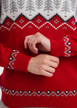 Джемпер Вязанка НГ - Clever wear фото 3